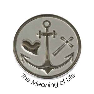 Quoins QMOZ-07M-E Munt The Meaning of Life zilverkleurig