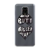 Big butt bigger heart: Xiaomi Redmi Note 9 Pro Transparant Hoesje