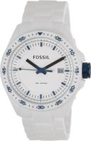 Horlogeband (Band + Kastcombinatie) Fossil AM4502 Onderliggend Silicoon Wit 22mm