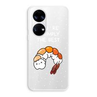 You're Shrimply The Best: Huawei P50 Transparant Hoesje
