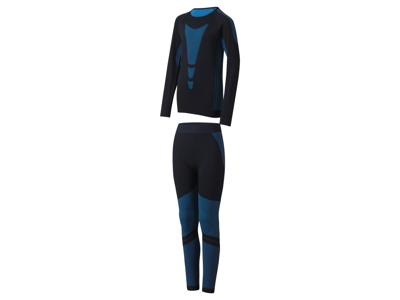 CRIVIT Kinder thermo skiondergoed (134/140, Zwart)