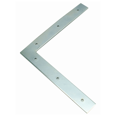 GB rechte raamhoek 250x32x2.5 zink magnesium etiket | 25 stuks - 17233250