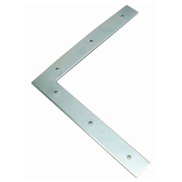GB rechte raamhoek 250x32x2.5 zink magnesium etiket | 25 stuks - 17233250