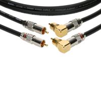 Klotz ALPA100 RCA recht 2p - RCA haaks 2p kabel 10m (set van 2)