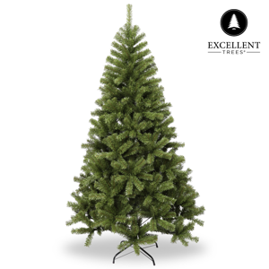 Excellent Trees® Oppdal 240 cm Kerstboom kunststof - Smalle kunstkerstboom ⌀125cm - ↕240cm