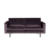 Rodeo bank BePureHome 2,5-zits velvet donkergrijs