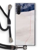 Stone White: Samsung Galaxy Note 10 Transparant Hoesje met koord