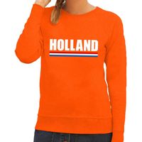 Oranje Holland supporter sweater dames