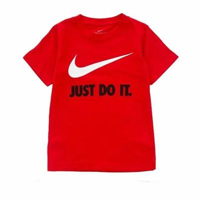 T-Shirt met Korte Mouwen voor kinderen Nike Swoosh Rood - Maat: 6 Jaar