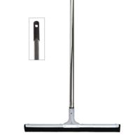 Vloertrekker / watertrekker - metaal en rubber - B44 cm - steel kunststof zilver
