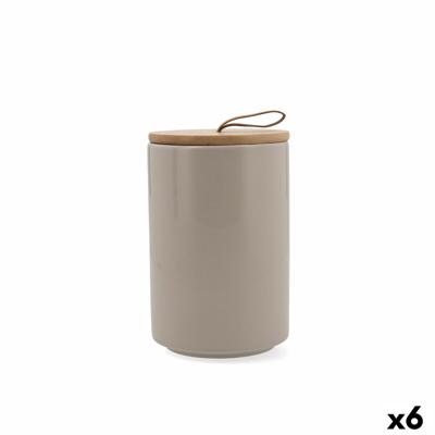 Blik Quid Ozon Beige Keramisch 10,4 x 16 cm (6 Stuks)