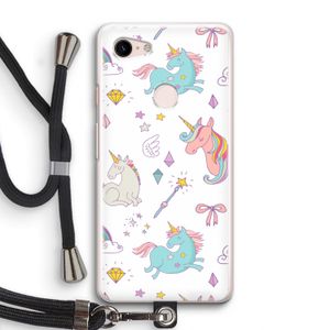Fantasiewereld: Pixel 3 Transparant Hoesje met koord