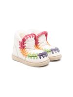 Mou Kids bottines Crib en daim - Blanc