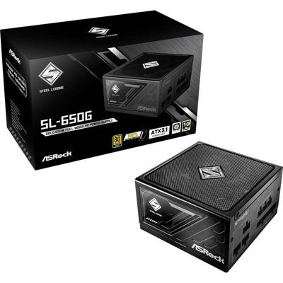 ASRock Steel Legend SL-650G PC-netvoeding 650 W ATX 80 Plus Gold