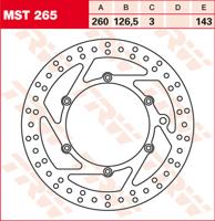 TRW Remschijf, remschijven voor de moto, MST265