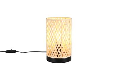 Trio Crème tafellampLaurent met zwart Ø 14cm - R56091932