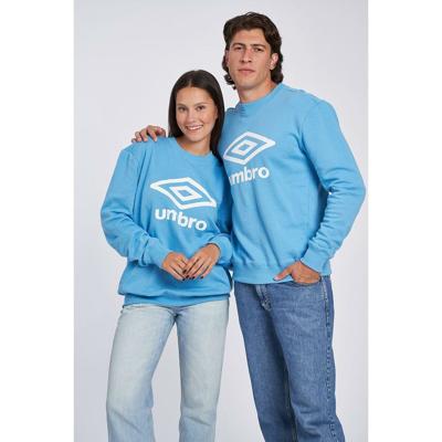 Herensweater zonder Capuchon Umbro LOGO 66080U LBY Blauw - Maat: S