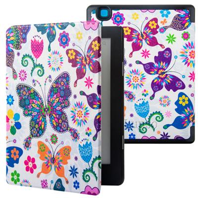 Lunso Kobo Aura H20 Edition 2 hoes (6.8 inch) - sleepcover - Vlinders