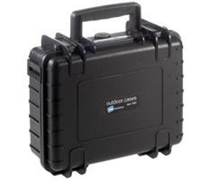 B&W outdoor.cases type 1000 zwart + plukschuim