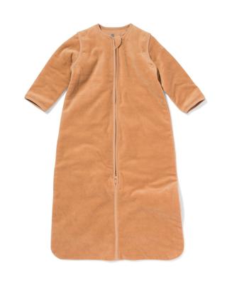 HEMA Slaapzak met afneembare mouwen velvet 3.0tog beige (beige)