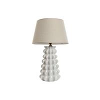 Bureaulamp Home ESPRIT Wit Porselein 50 W 220 V 40 x 40 x 65 cm