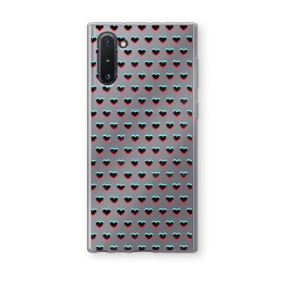 Hartjes: Samsung Galaxy Note 10 Transparant Hoesje