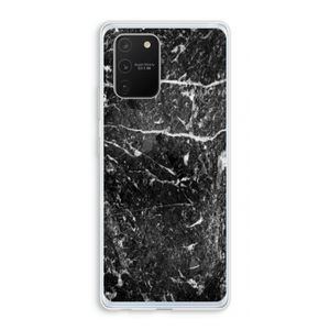 Zwart marmer: Samsung Galaxy S10 Lite Transparant Hoesje