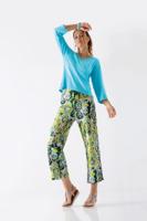 Stijlvolle Hajo dames pyjama blauw en groen