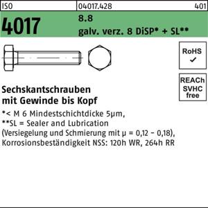 TOOLCRAFT ISO 4017 VG TO-6859722 Zeskantbout M5 50 mm Buitenzeskant DIN 933 Staal Verzinkt 200 stuk(s)