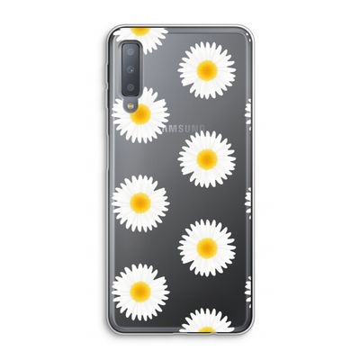 Margrietjes: Samsung Galaxy A7 (2018) Transparant Hoesje