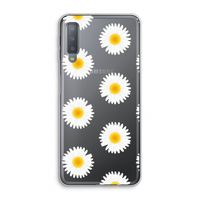 Margrietjes: Samsung Galaxy A7 (2018) Transparant Hoesje