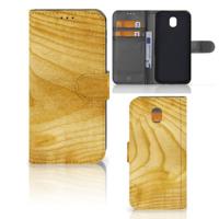 Samsung Galaxy J5 2017 | Book Style Case | Licht Hout Samsung Galaxy J5 2017 | Book Style Case | Licht Hout