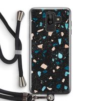 Terrazzo N°11: Samsung Galaxy J8 (2018) Transparant Hoesje met koord