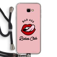 Badass Babes Club: Samsung Galaxy J4 Plus Transparant Hoesje met koord