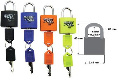 SECURITY Plus Padlock set sec.plus 22mm