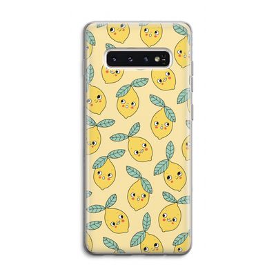 Citroenen: Samsung Galaxy S10 4G Transparant Hoesje