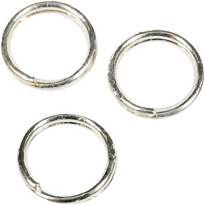Creativ Company Splitring, d 5 mm, verzilverd, 300 stuk/ 1 doos