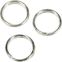 Creativ Company Splitring, d 5 mm, verzilverd, 300 stuk/ 1 doos Creativ Company Splitring, d 5 mm, verzilverd, 300 stuk/ 1 doos