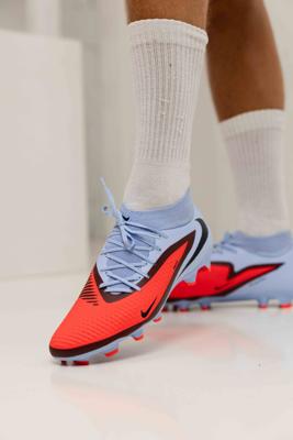 Nike Phantom 6 High Academy FG/MG Voetbalschoenen Senior Blauw - Maat 43 - Kleur: Blauw | Soccerfanshop