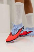 Nike Phantom 6 High Academy FG/MG Voetbalschoenen Senior Blauw - Maat 43 - Kleur: Blauw | Soccerfanshop