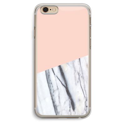 A touch of peach: iPhone 6 Plus / 6S Plus Transparant Hoesje
