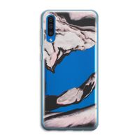 Roze stroom: Samsung Galaxy A50 Transparant Hoesje