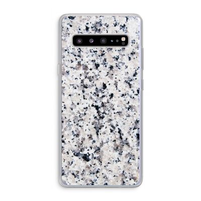 Gespikkelde marmer: Samsung Galaxy S10 5G Transparant Hoesje