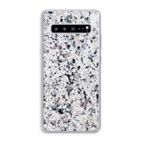 Gespikkelde marmer: Samsung Galaxy S10 5G Transparant Hoesje