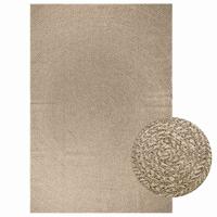 VidaXL Vloerkleed zizur beige binnen en buiten 200x290 cm jute look