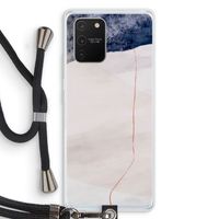 Stone White: Samsung Galaxy S10 Lite Transparant Hoesje met koord