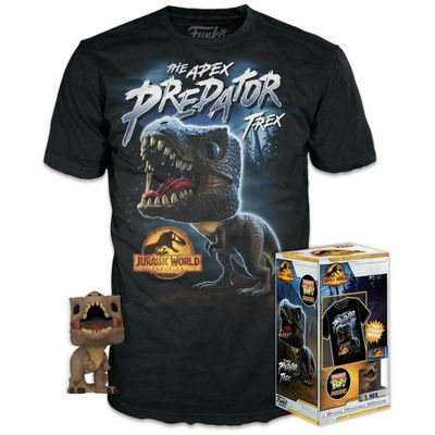 Pocket Pop! and Tee: Jurassic World - T-Rex Kids T-Shirt
