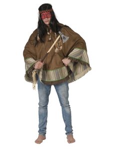 Indianen Poncho Man Tumu