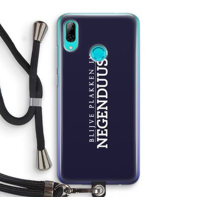 Blijve plakken in Negenduust: Huawei P Smart (2019) Transparant Hoesje met koord