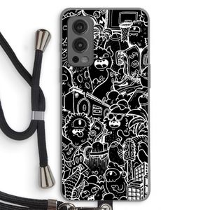 Vexx Black City : OnePlus Nord 2 5G Transparant Hoesje met koord